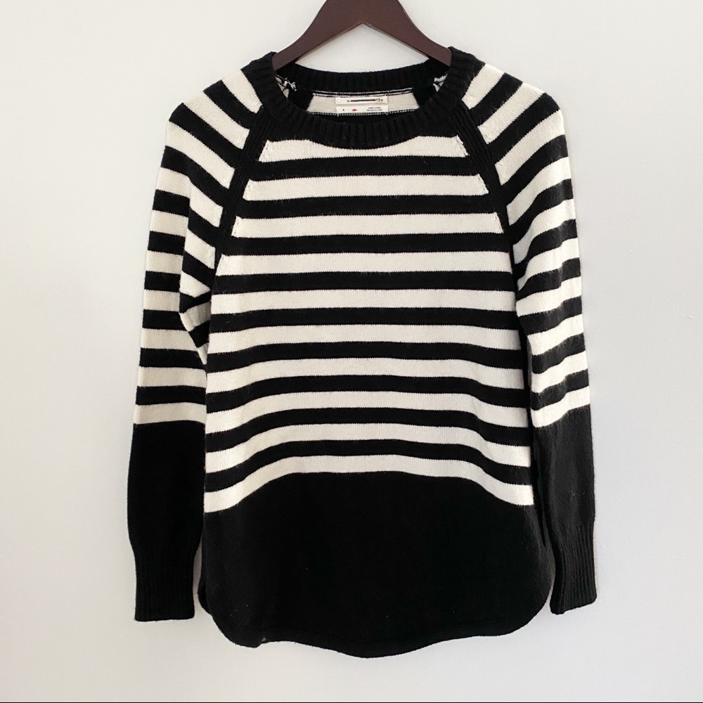 NWOT Anthropologie Striped Chunky knit sweater